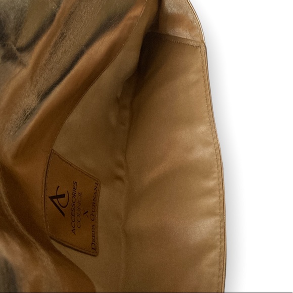 HTF Deepa Gurnani X Accessories Council Rose Gold Envelope Clutch Purse Bag - Picture 6 of 12